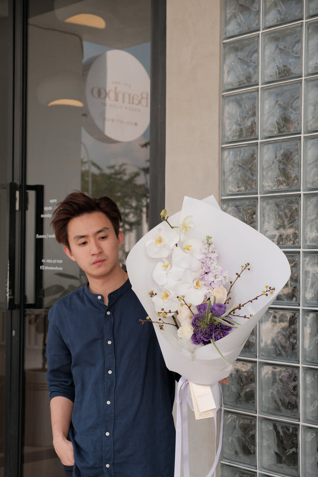 Bloom Script Bouquet by Bamboo Green Florist, Penang