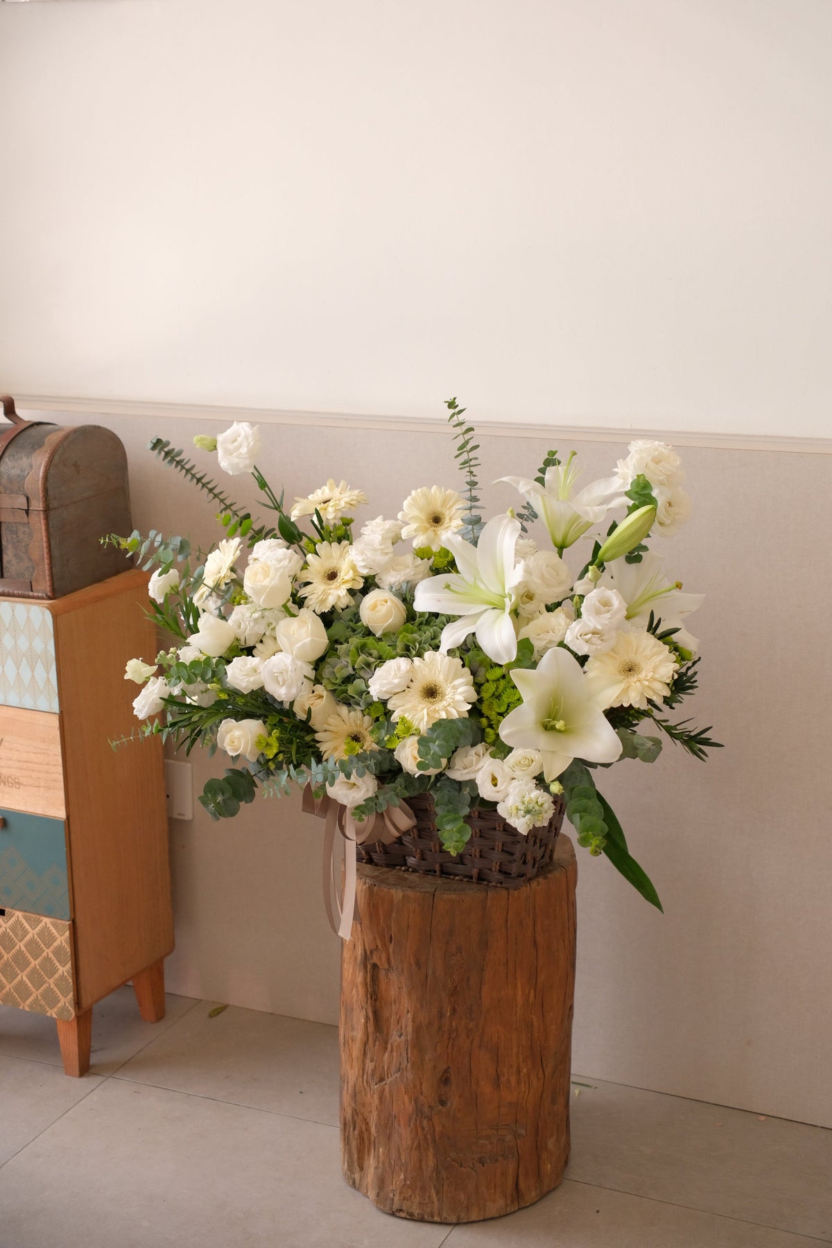 Battlestone Condolence Wreath by Bamboo Green Florist, Penang, photo 2
