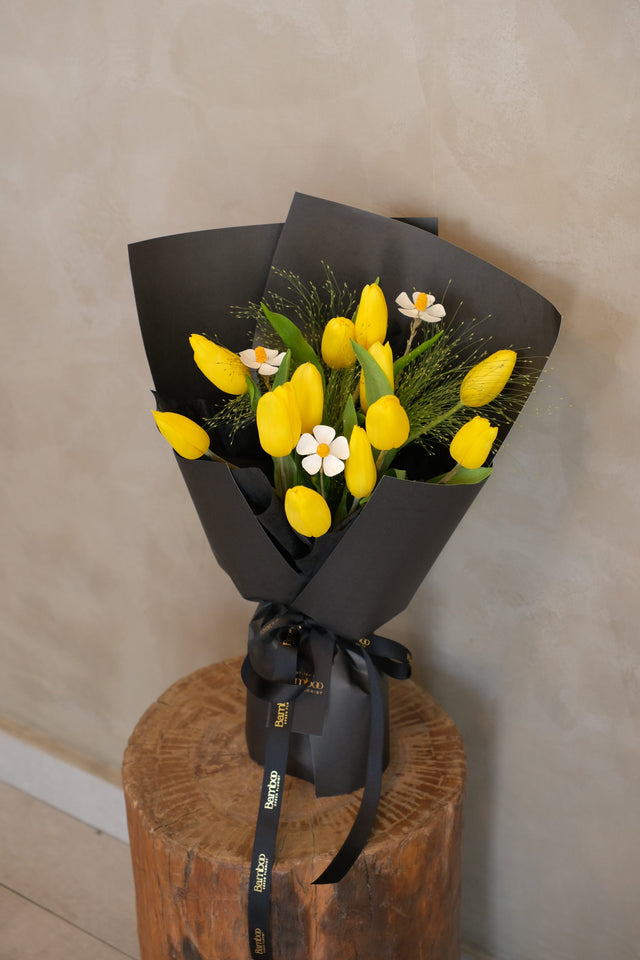 Pop Duo Tulip Bouquet by Bamboo Green Florist, Penang