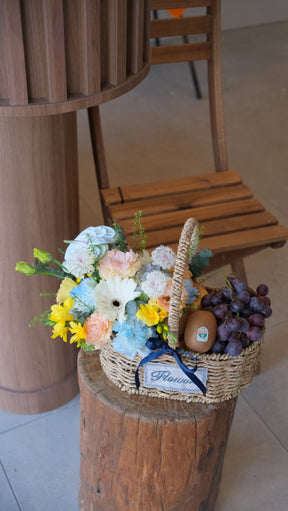 Swiftly Recovery Fruit & Flower Basket by Bamboo Green Florist, Penang