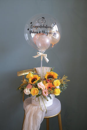 Electrifying Zesty Grand Opening Flower Stand by Bamboo Green Florist, Penang, photo 2