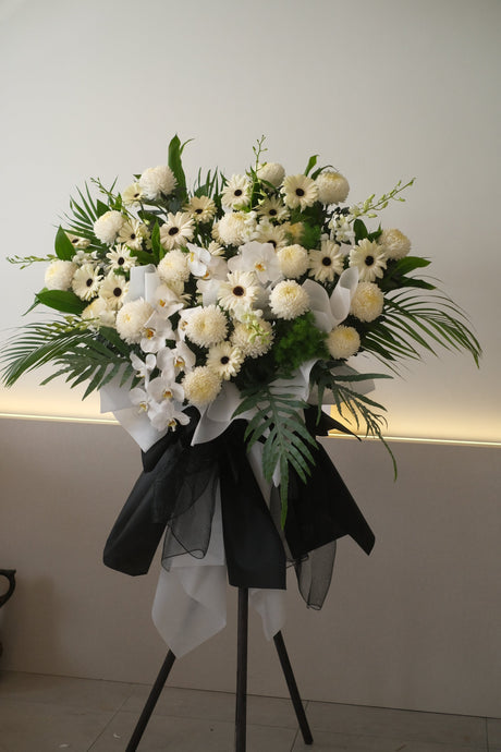 Enya Condolence Flowers by Bamboo Green Florist, Penang, photo 2