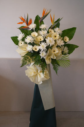 Farewell Condolence Wreath by Bamboo Green Florist, Penang