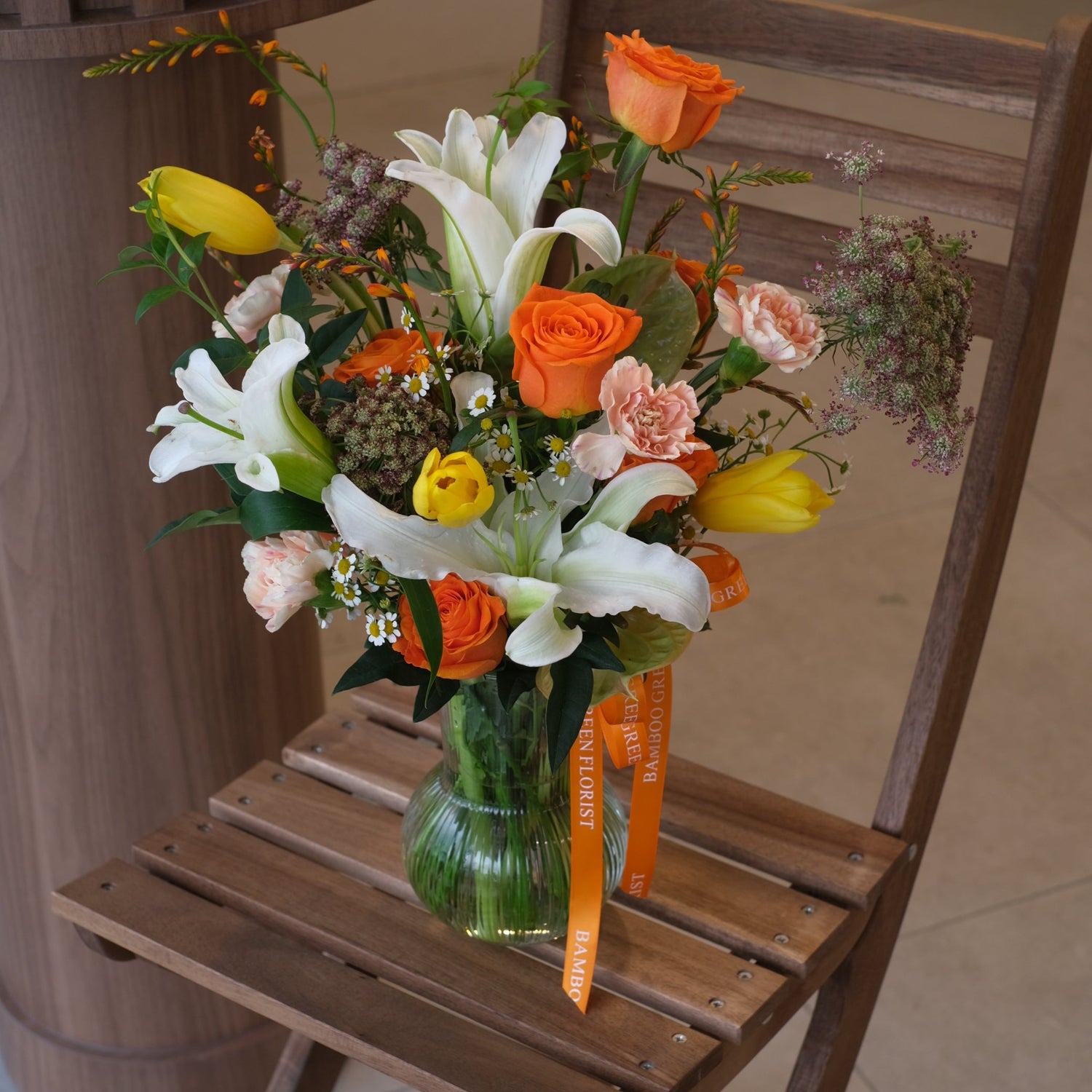 Omakase Vase - Flowers Choice of The Day by Bamboo Green Florist, Penang