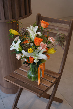 Omakase Vase - Flowers Choice of The Day by Bamboo Green Florist, Penang