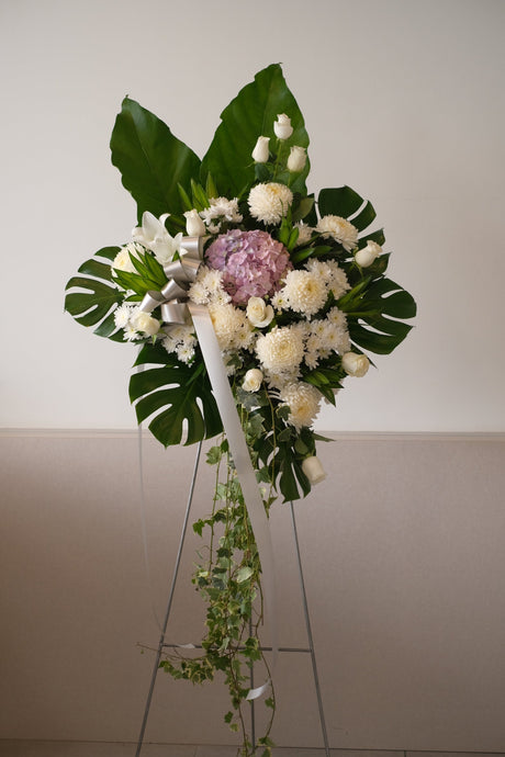 Forever Living Condolence Wreath by Bamboo Green Florist, Penang