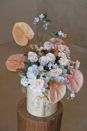 Fullerton Silk Flower Arrangement by Bamboo Green Florist, Penang