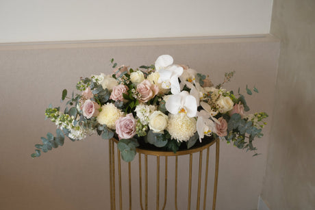 Funeral Casket Spray Condolence Wreath by Bamboo Green Florist, Penang, photo 6