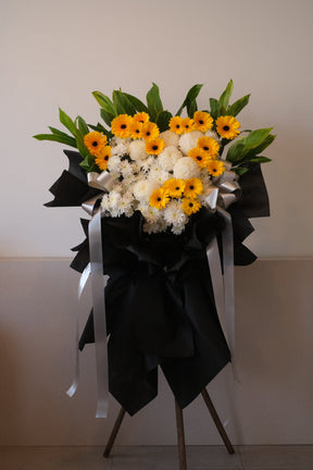 Gadwick Condolence Wreath by Bamboo Green Florist, Penang