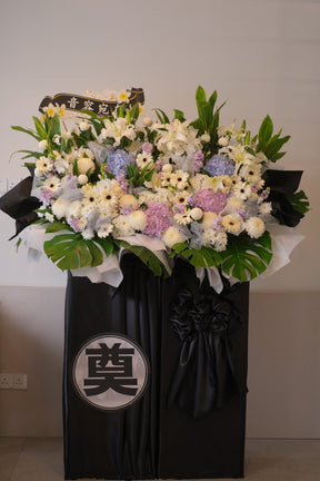 Glorious Condolence Wreath by Bamboo Green Florist, Penang