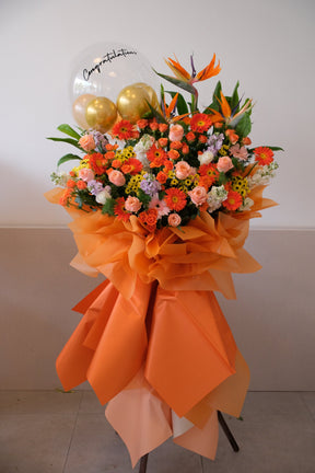 Goldwyn Crimson Grand Opening Flowers by Bamboo Green Florist, Penang