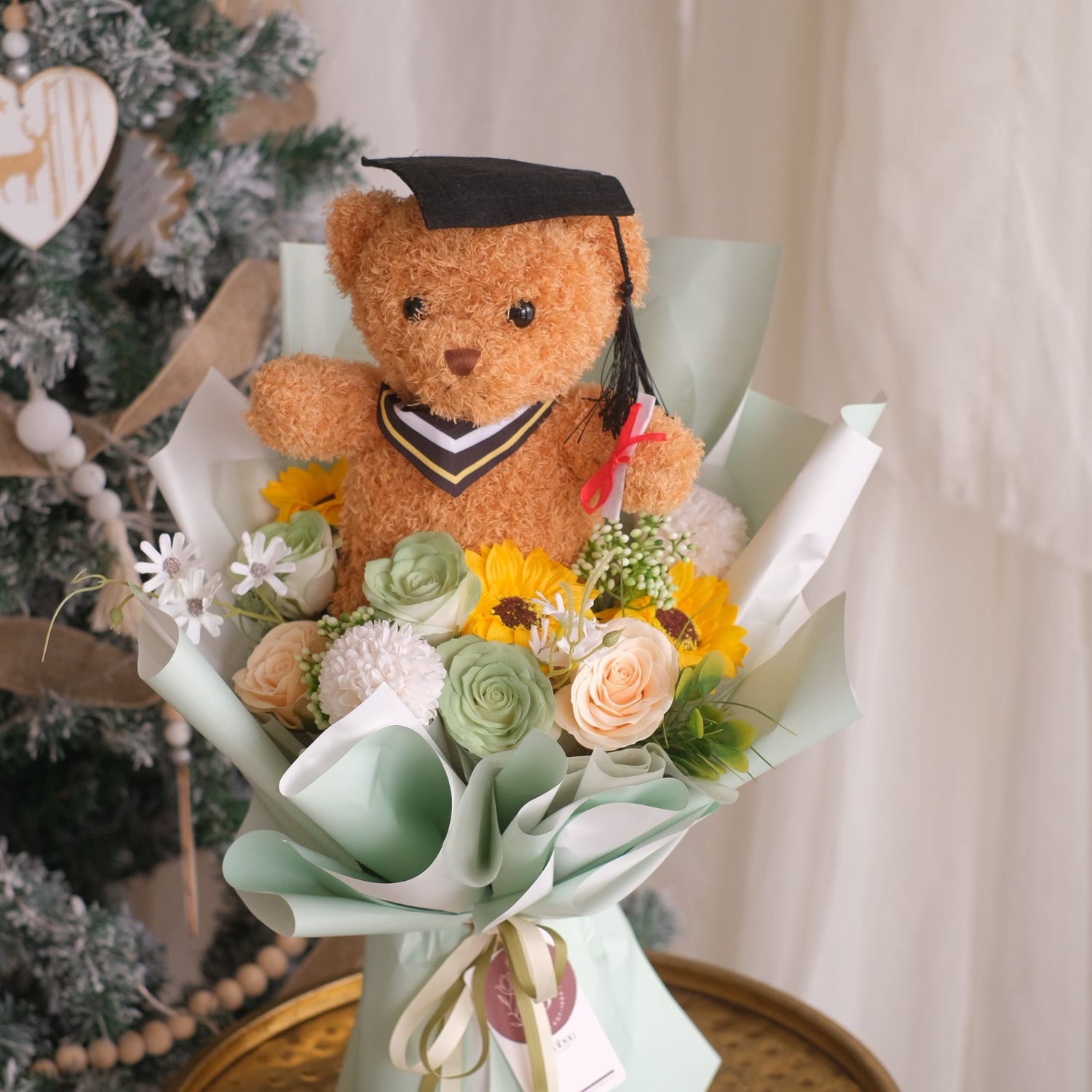 Graduation Soap Flowers Series Soap Flower Bouquet by Bamboo Green Florist, Penang