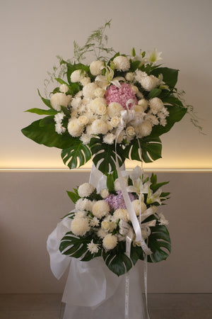 Healing Touch Condolence Wreath by Bamboo Green Florist, Penang, photo 2