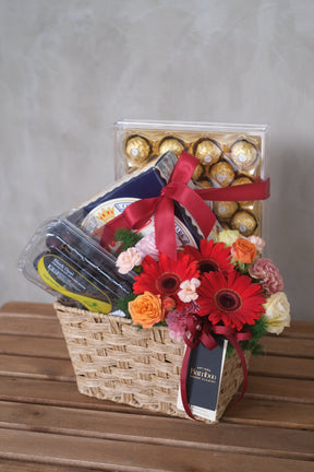 Healthy Bonanza Basket by Bamboo Green Florist, Penang