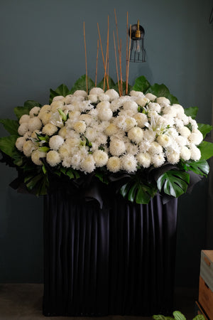 In loving memory Condolence Wreath by Bamboo Green Florist, Penang