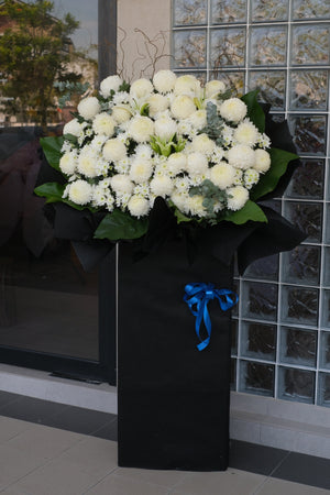 In loving memory Condolence Wreath by Bamboo Green Florist, Penang, photo 2