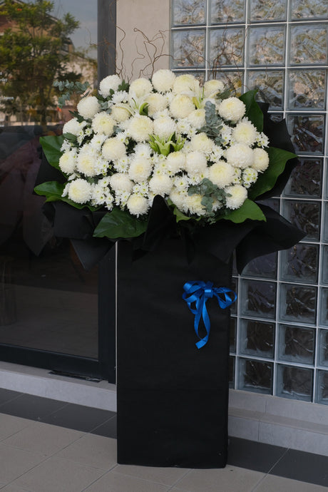 In loving memory Condolence Wreath by Bamboo Green Florist, Penang, photo 2