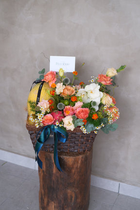 Jester Fruit & Flower Basket by Bamboo Green Florist, Penang