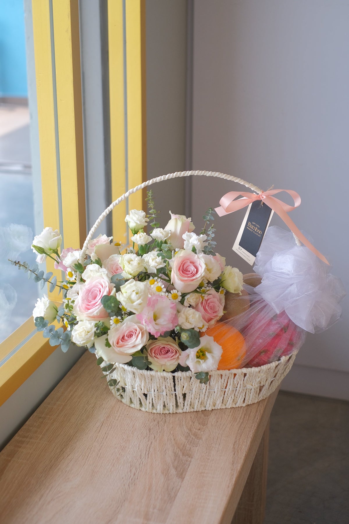 Juicy Couture Fruit & Flower Basket by Bamboo Green Florist, Penang