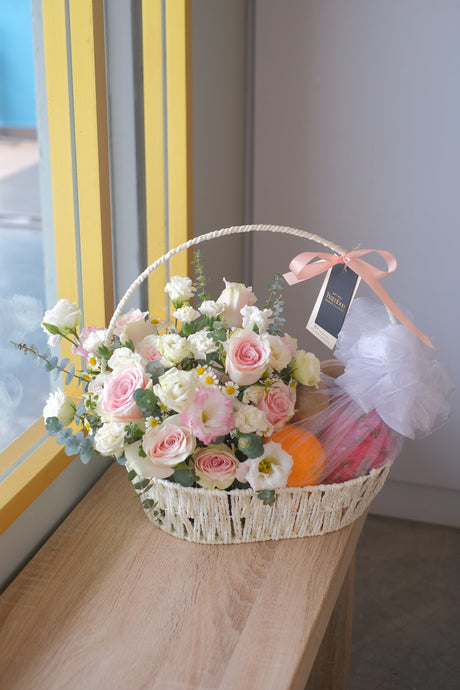 Juicy Couture Fruit & Flower Basket by Bamboo Green Florist, Penang