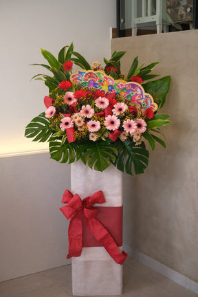 Latin Dance Grand Opening Flowers by Bamboo Green Florist, Penang