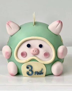 Lulu Pig Cake by Bamboo Green Florist, Penang, photo 3