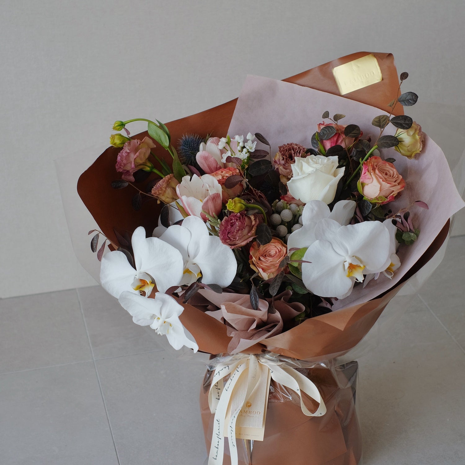 Omakase - Coffee on the Agenda Vase Arrangement by Bamboo Green Florist, Penang, photo 3