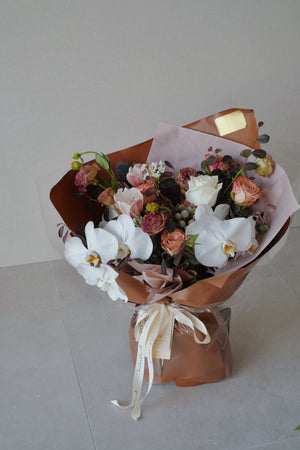 Omakase - Coffee on the Agenda Vase Arrangement by Bamboo Green Florist, Penang, photo 3