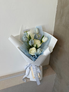 Maya Blue Bouquet by Bamboo Green Florist, Penang