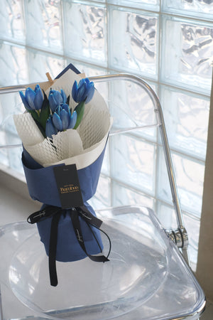 Midnight Blue Tulips by Bamboo Green Florist, Penang