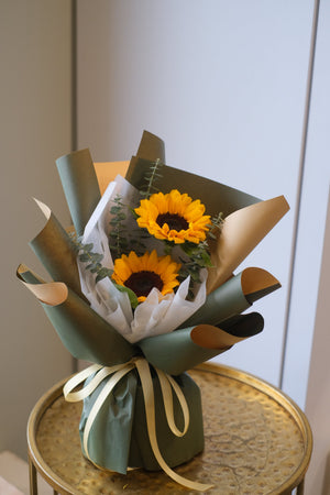 Milestone Sunflower Bouquet by Bamboo Green Florist, Penang