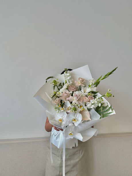 Omakase Bouquet (Modern Muse Neutrals) by Bamboo Green Florist, Penang, photo 3