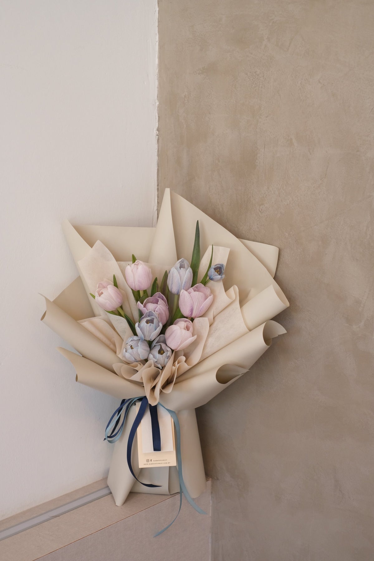 Morandi Mix Tulips by Bamboo Green Florist, Penang, photo 2