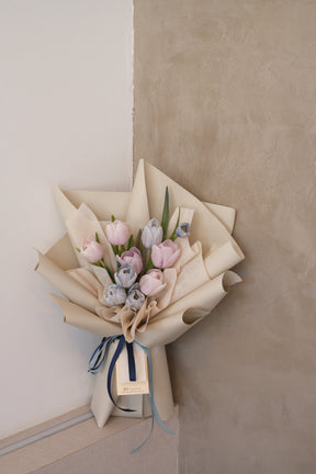 Morandi Mix Tulips by Bamboo Green Florist, Penang, photo 2
