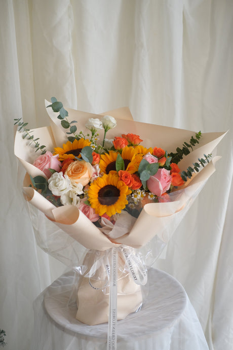 Next Chapter Blooms Sunflower Bouquet by Bamboo Green Florist, Penang, photo 2
