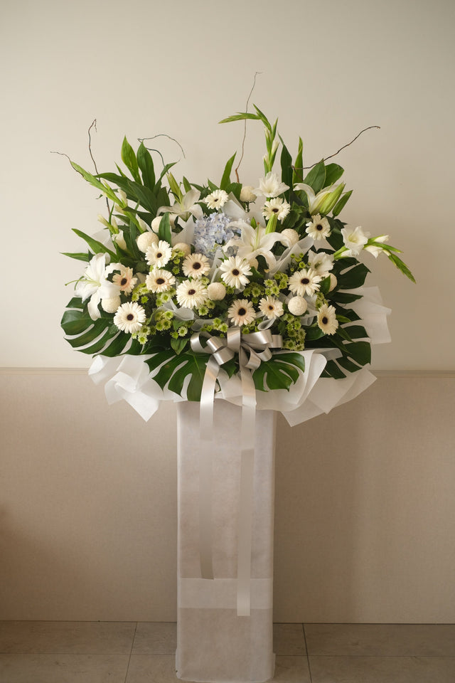 Noah Condolence Wreath by Bamboo Green Florist, Penang