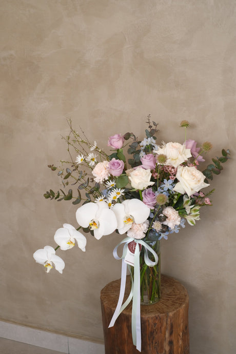 Ollie Vase Arrangement by Bamboo Green Florist, Penang