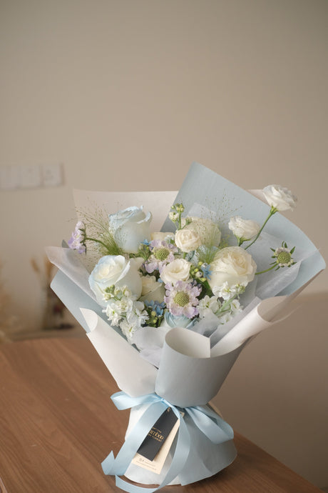 Omakase Bouquet (It's Blue) by Bamboo Green Florist, Penang, photo 2