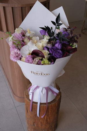 Omakase Midnight Lavender Bouquet by Bamboo Green Florist, Penang, photo 3