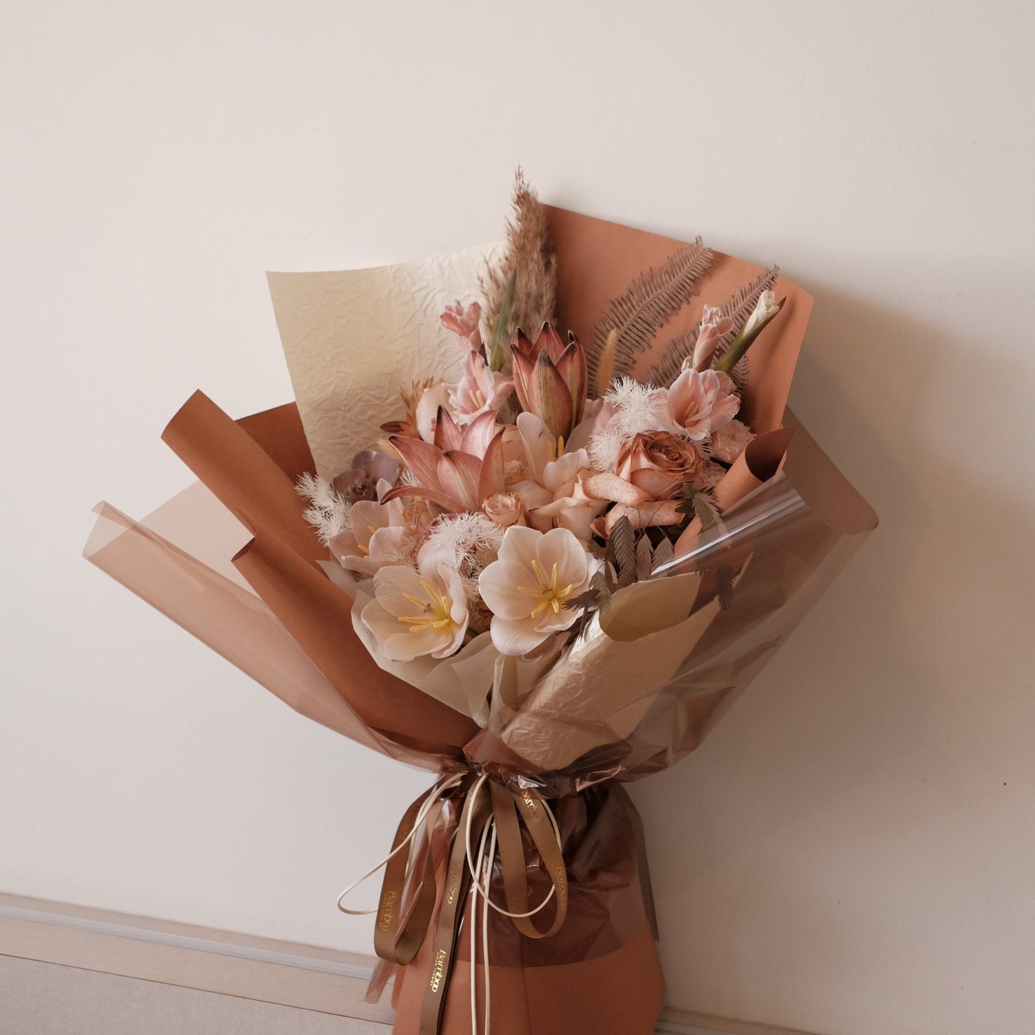 Omakase - Coffee on the Agenda Vase Arrangement by Bamboo Green Florist, Penang, photo 5