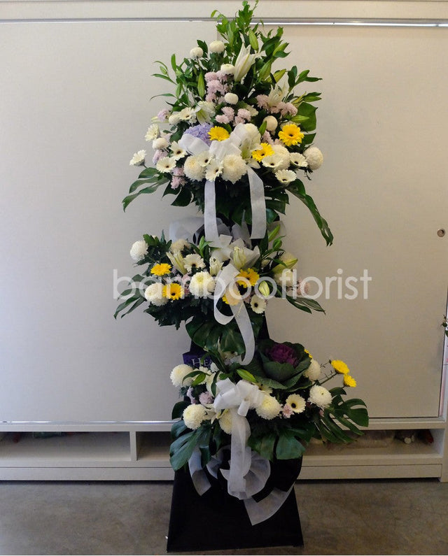 Evermore Condolence Wreath by Bamboo Green Florist, Penang