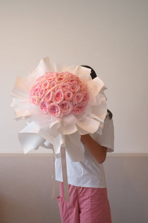 Pink Butterfly Rose Bouquet by Bamboo Green Florist, Penang