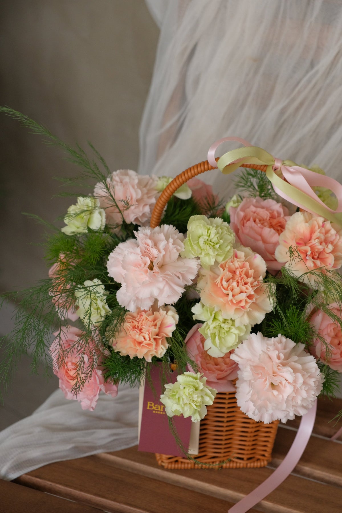The Sweetest-Girl's Gift Flower Basket by Bamboo Green Florist, Penang