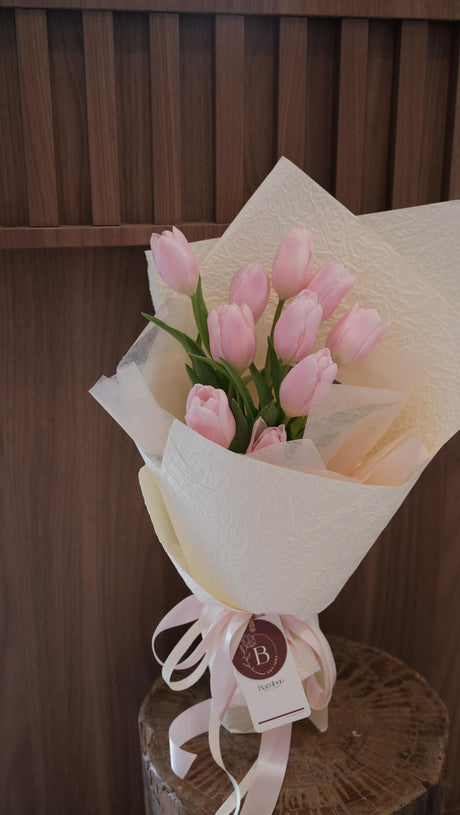 Pink Tulips by Bamboo Green Florist, Penang