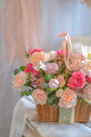 Eastern Chamber Flower Basket by Bamboo Green Florist, Penang, photo 2