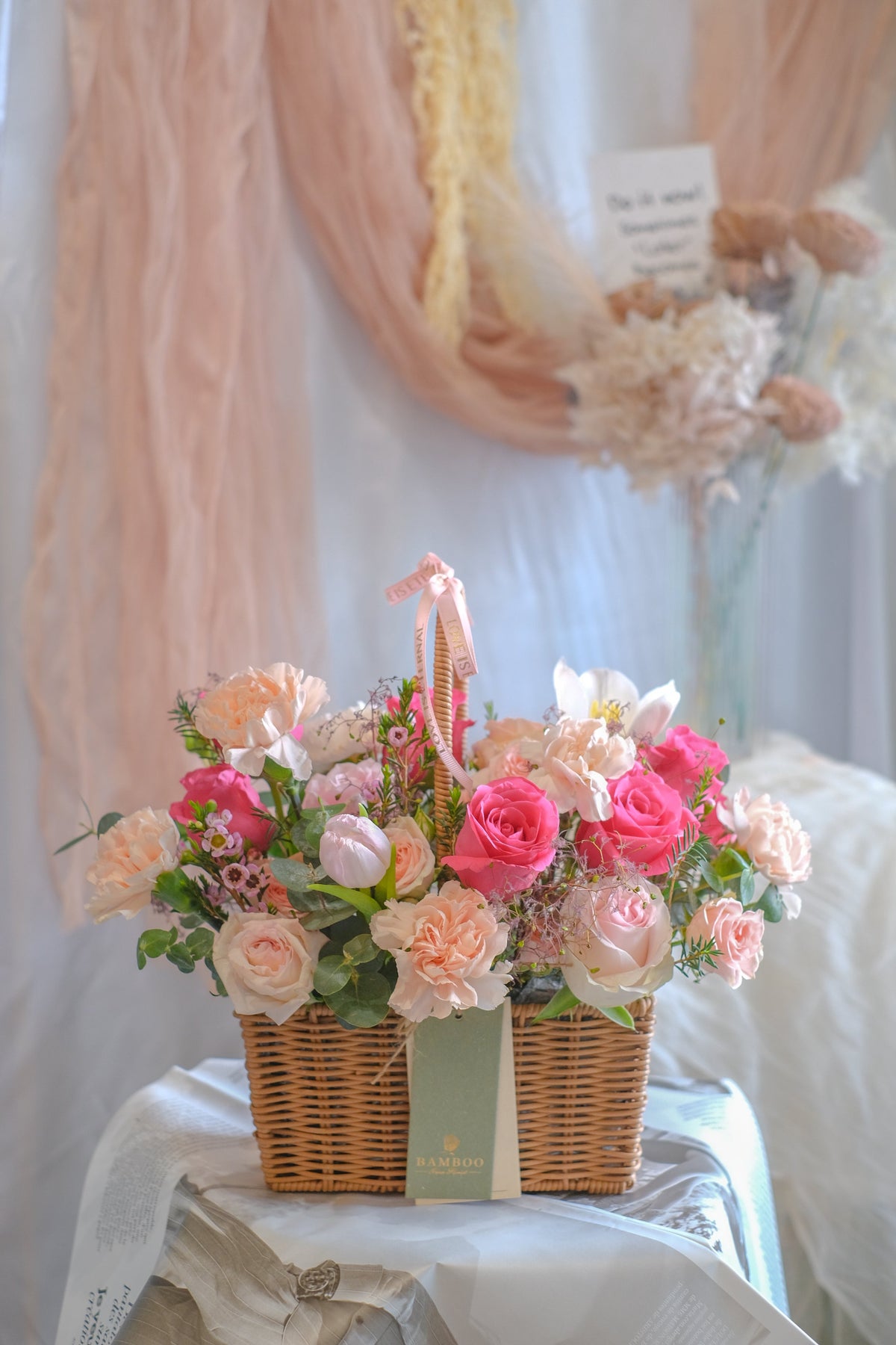 Eastern Chamber Flower Basket by Bamboo Green Florist, Penang, photo 3