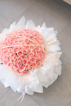 Primrosé Rose Bouquet by Bamboo Green Florist, Penang, photo 3