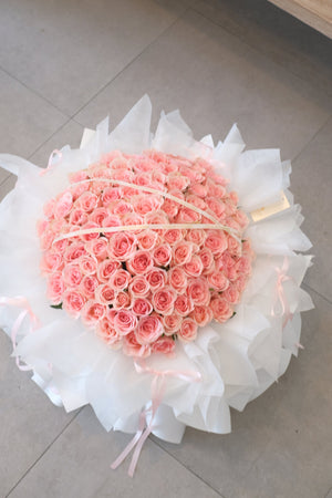 Primrosé Rose Bouquet by Bamboo Green Florist, Penang, photo 2