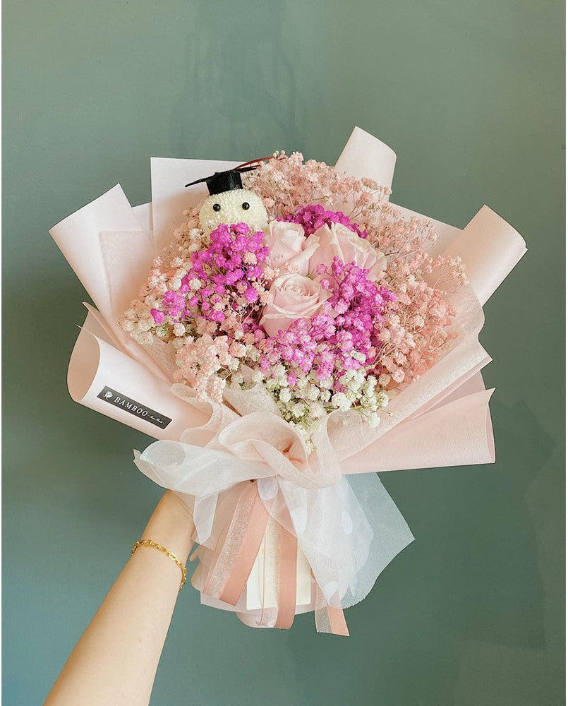 Proud Of You Baby's Breath Bouquet by Bamboo Green Florist, Penang, photo 2