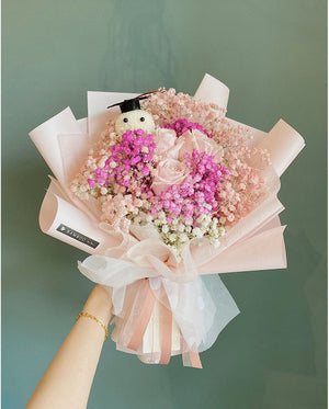 Proud Of You Baby's Breath Bouquet by Bamboo Green Florist, Penang, photo 2